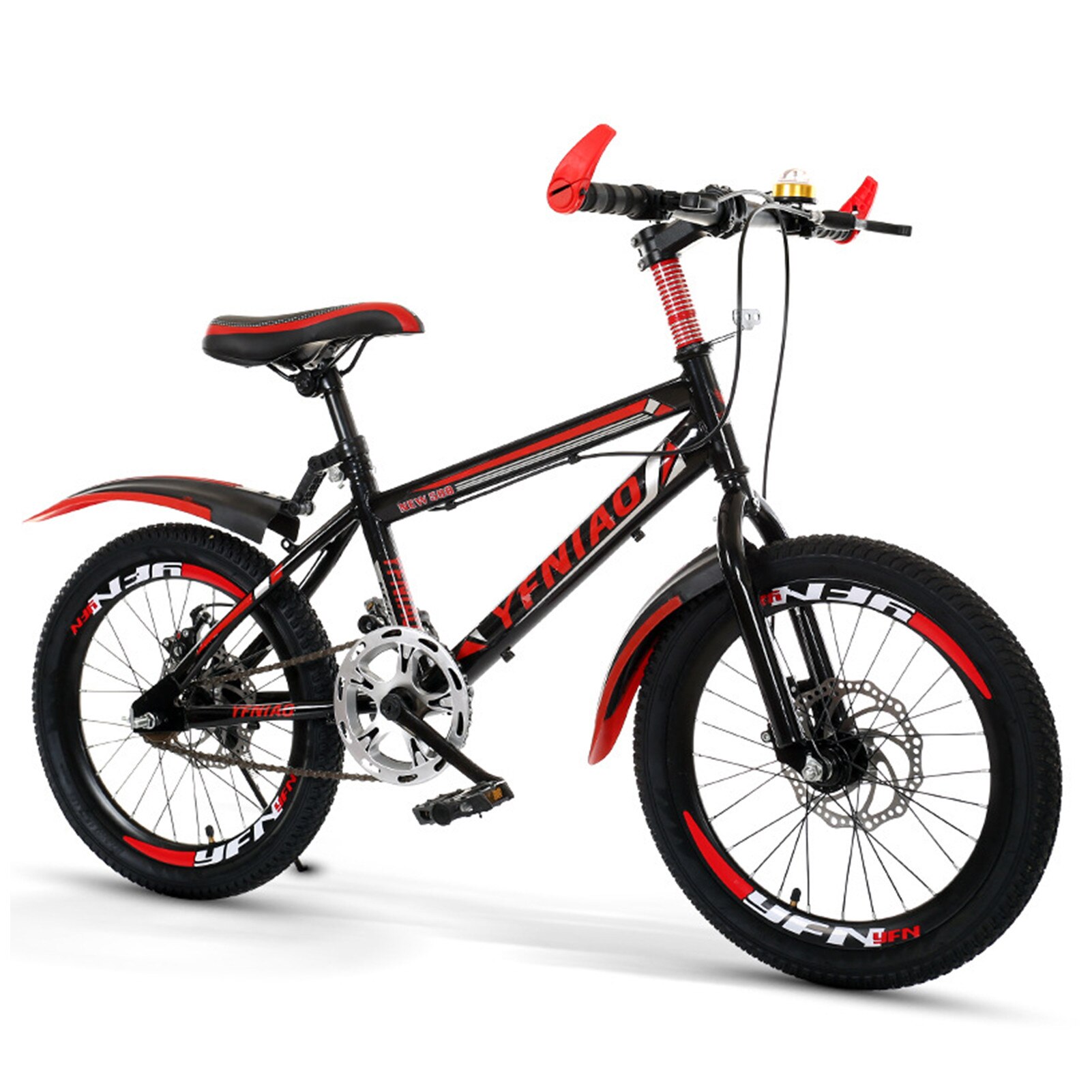 18 Inch Kids Bicycle Mountain Bike Student Bike Freestyle Balance Bike High Carbon Steel Frame Suitable For Boys And Girls: A