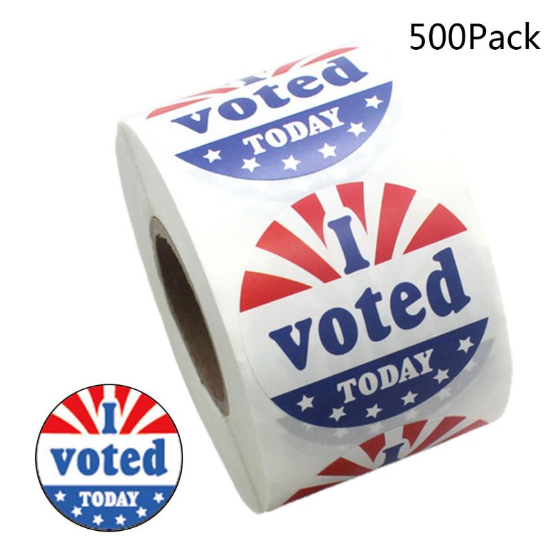 500 Pieces Stickers Patriotic Election Stickers Waterproof Decals for Election Day Parade Celebrations: 2