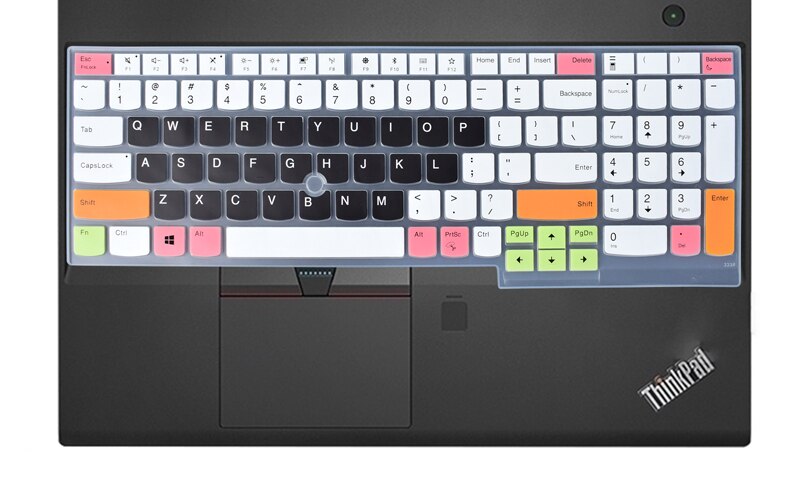 Keyboard Cover Protector Skin For Lenovo Thinkpad L580 L590 T15 E15 Notebook T590 Keyboard Film Protective Film 15.6-inch: type5