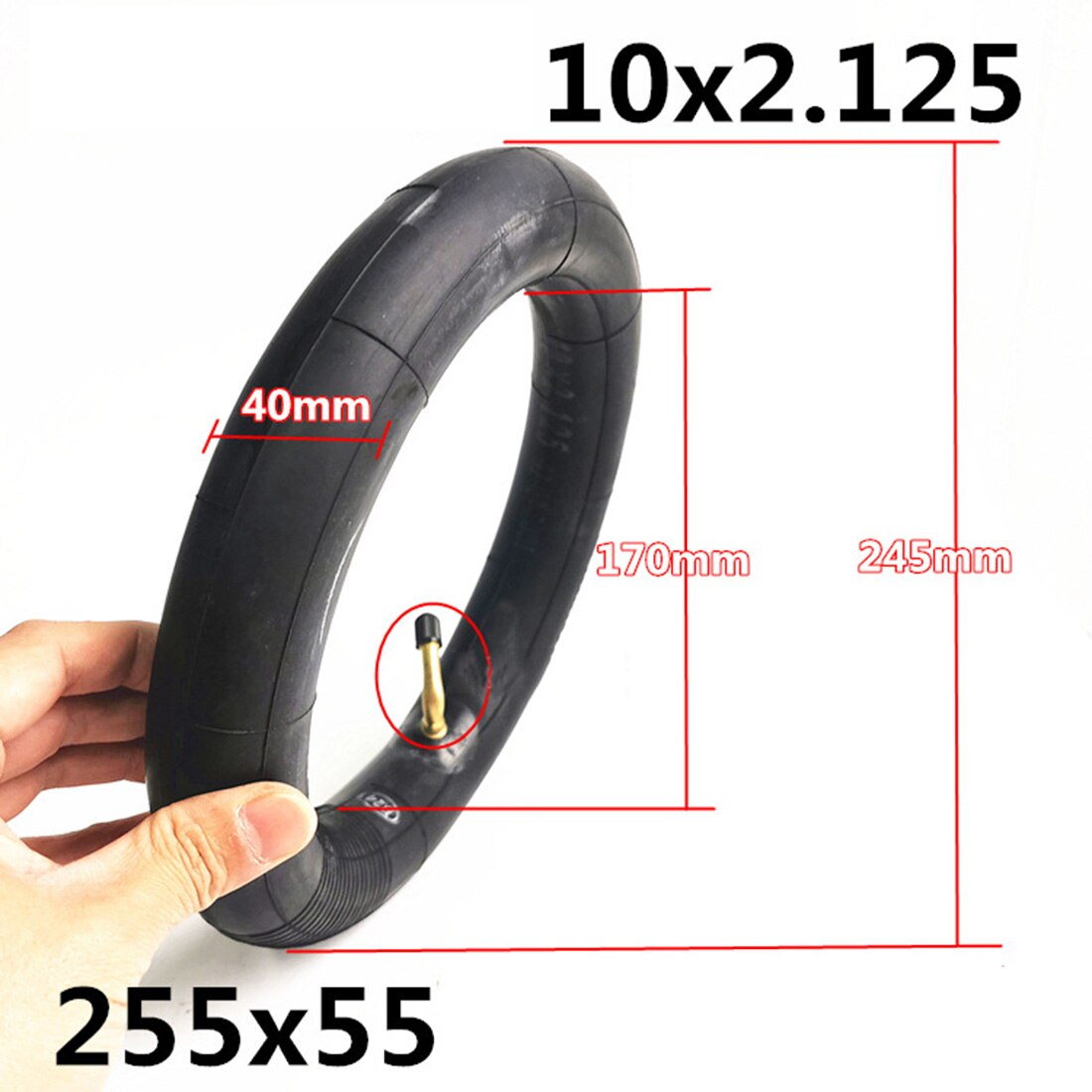 Inner And Outer Tire Accessories 255x55 Children's Three-Wheeled Baby Hand Push Inner And Outer Tire Accessories: Inner tube