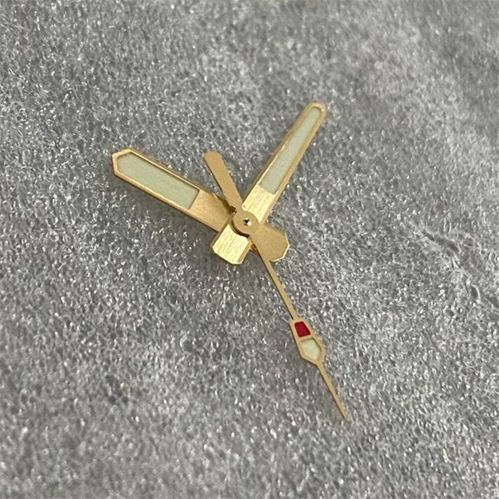 Horloge Pointer Kit Groene C3 Lichtgevende Goud Horloge Handen Voor NH35/NH36/4R Beweging