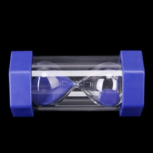 Security Hourglass 5 minutes Sand Timer Blue
