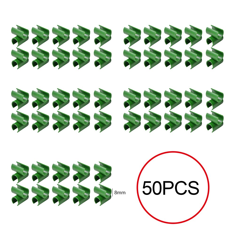 10 PCS/ 50 PCS/ 100 PCS Cross Plastic Clips Plant Support Fixed Connector Adjustable Agriculture Fastener Pillars