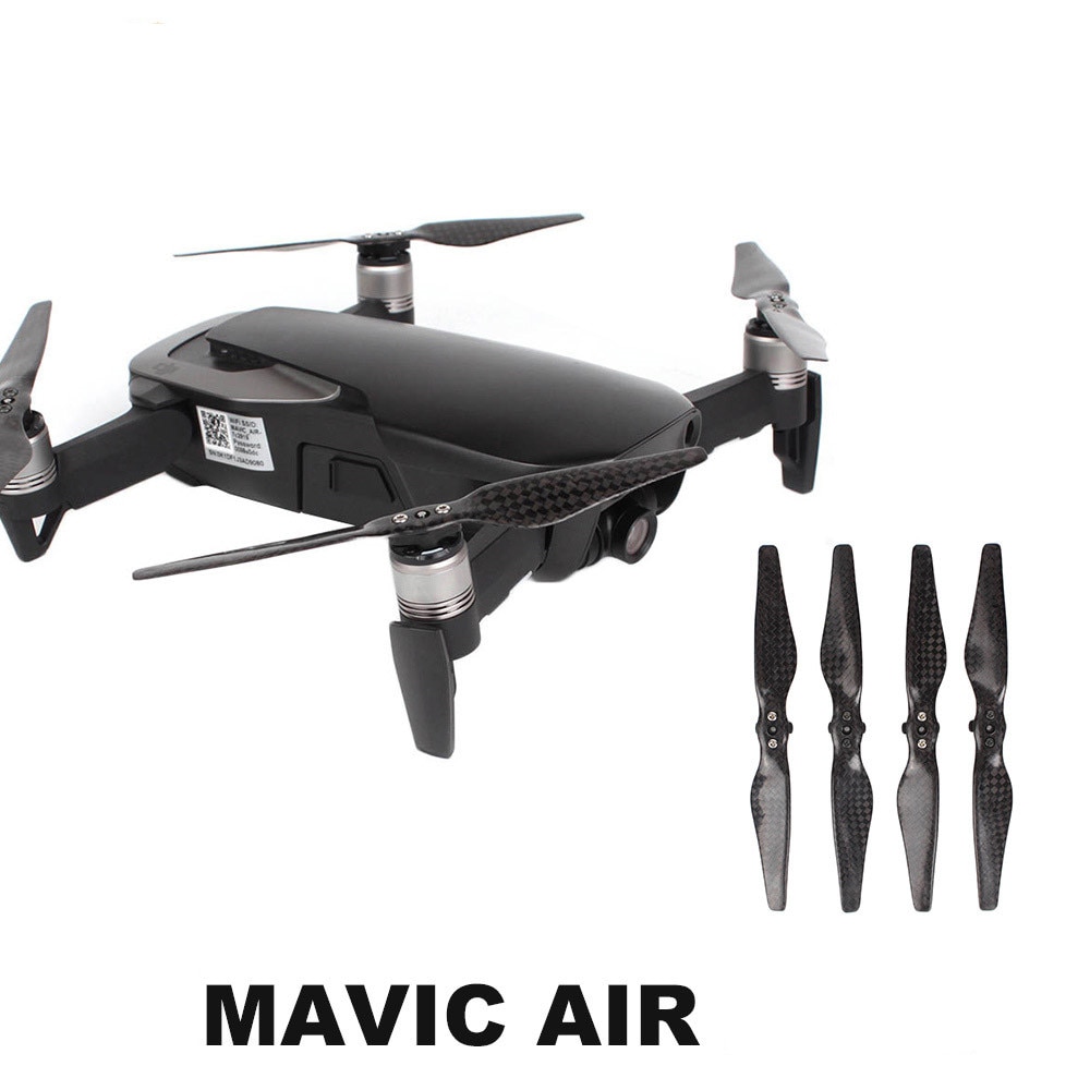 100% carbon Propeller 5332 S propellers Snelsluiting Verbeterde Blade prop Voor DJI Mavic Air Drone Accessoires