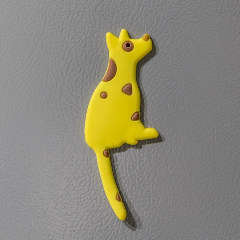 Imanes de nevera con dibujos de animales para cocina, gancho fuerte magnético de PVC, con forma de cadena, cola flexible, almacenamiento, 1 unidad: C