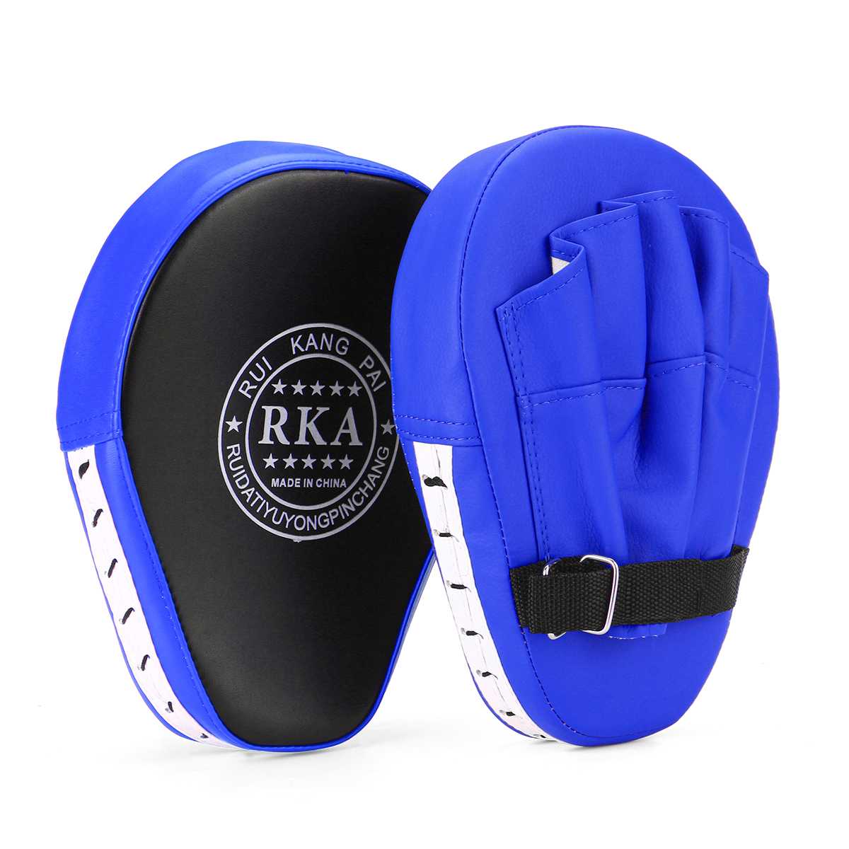 Sac de frappe en cuir PU, sac de boxe, sac de sable, Fitness Taekwondo MMA, coups de main, équipement d&#39;entraînement Muay Thai cible pied 2 pièces: 2PCS Blue TYPE B