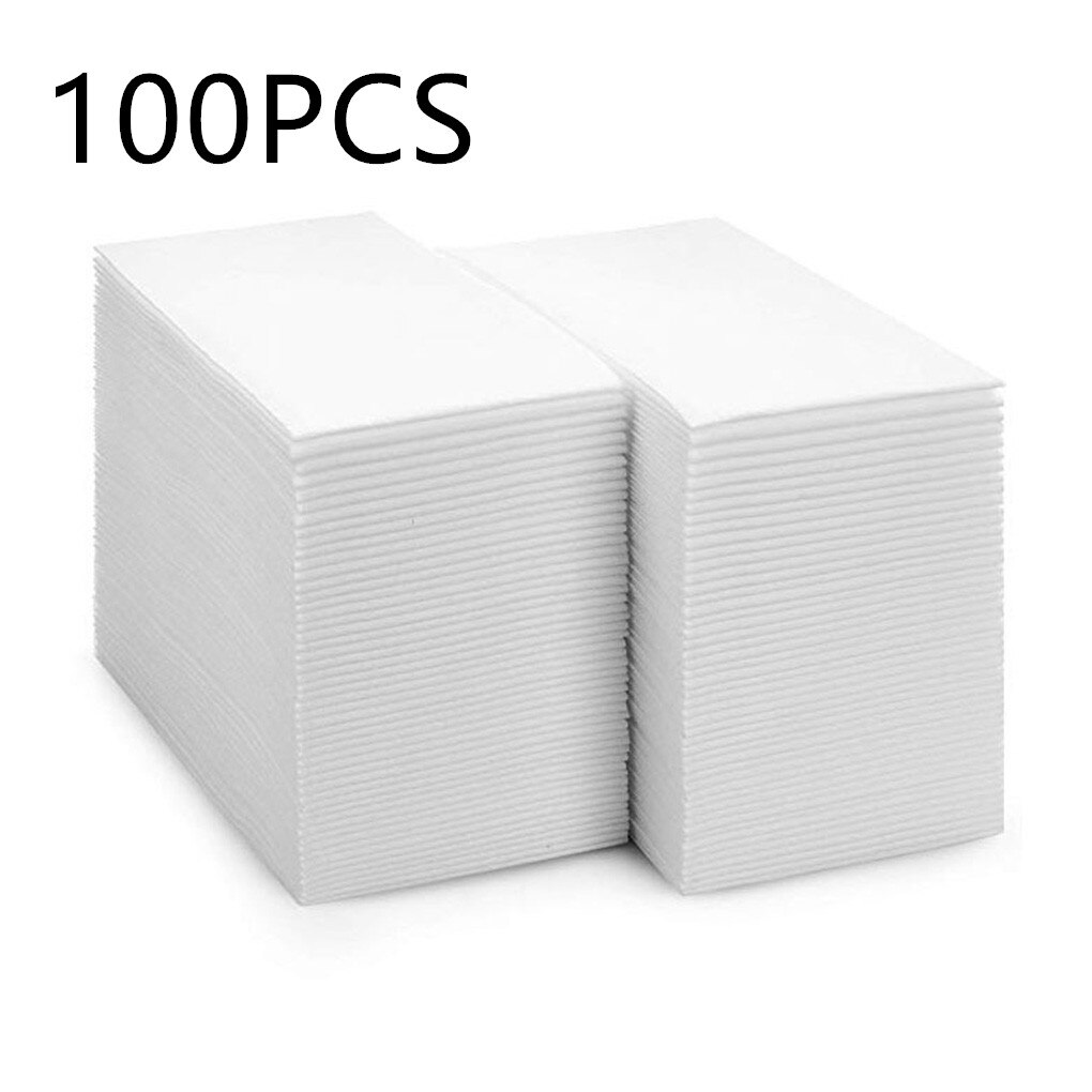 100pcs Disposable Paper Tissue Single Layer Dust-free Napkin Paper 30x43cm for Restaurant Home Hotel tissue paper