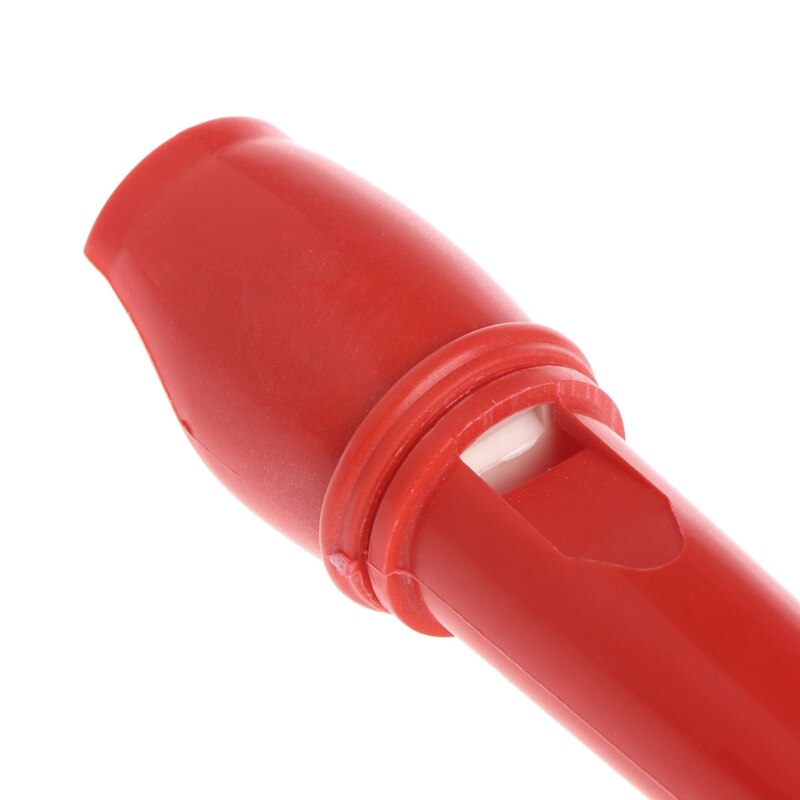 Kids Educational Plastics Instrument 6 Holes Flute Long Musical Soprano Recorder