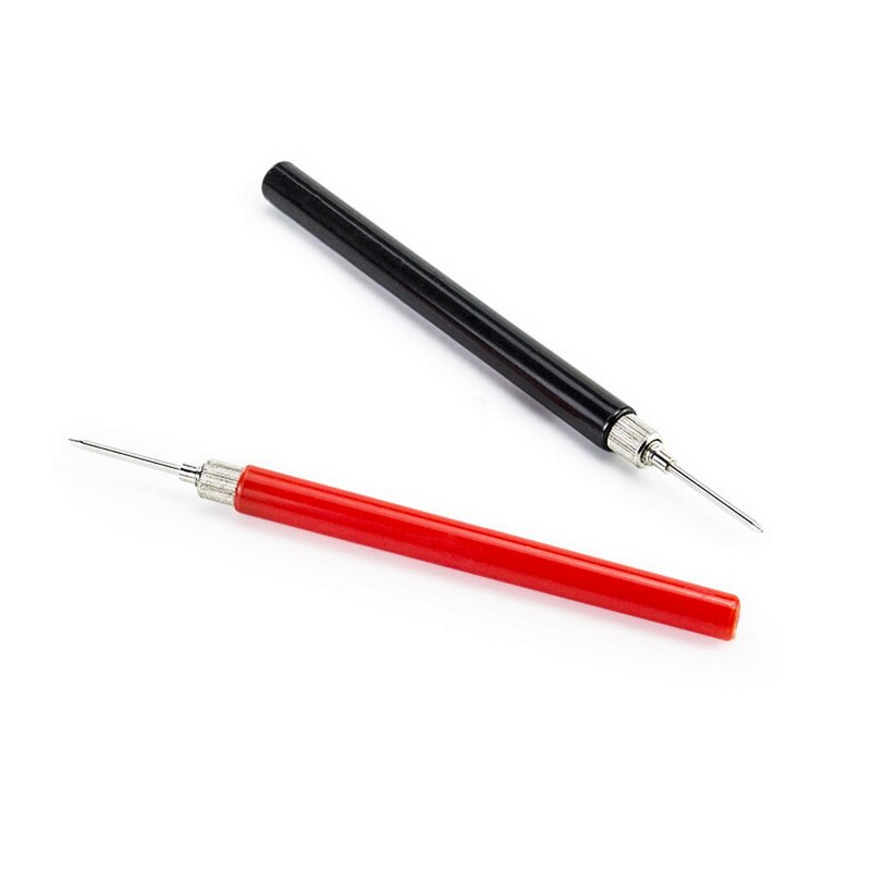 DIDIHOU 10Pcs Multimeter Spring Test Probe Tip Needle Insulated Test Hook Wire Connector Test Leads Pin For Digital Multimeter