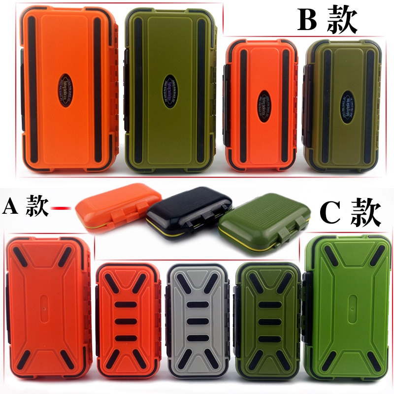 Fishing Tackle Box Waterproof Fishing Gear Accessories Bait Lure Hooks Storage Boxes Fishing Tackle Box Large 12/24/30 Grid