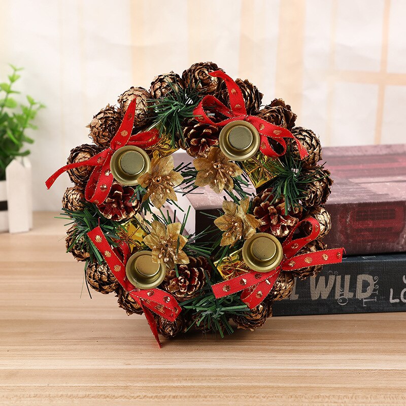 Christmas Advent Wreath Year Party Decorations Pen... – Vicedeal