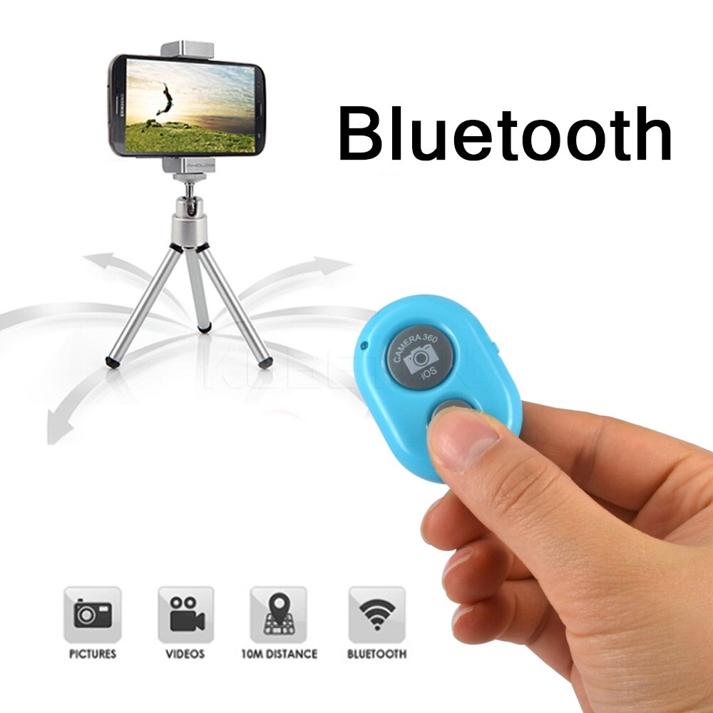KEBIDU Bluetooth Remote Control Button Wireless Controller Self-Timer Camera Stick Shutter Release Phone Monopod Selfie for ios