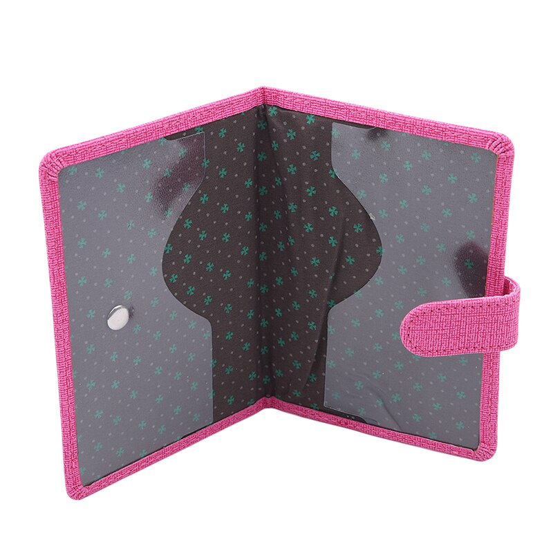 PU Cuir Porte-Passeport Carte Coque Couleur Unie Passeport Housse De Protection Couverture de Passeport