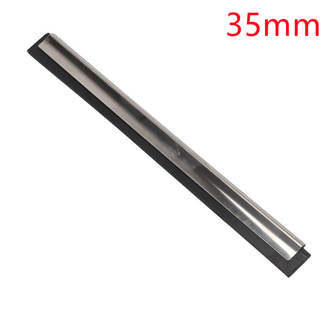 25-45cm Window Glass Cleaning Squeegee Blade Wiper Cleaner(without handle) Rubber wiper strip Squeegee Replacement: 35mm