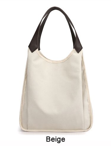 Canvas Tassen Voor Vrouwen Tote Handtassen Grote Dame Schoudertassen Grote Casual Vintage Crossbody Verpakking Canvas Messenger Bag Tote: Beige