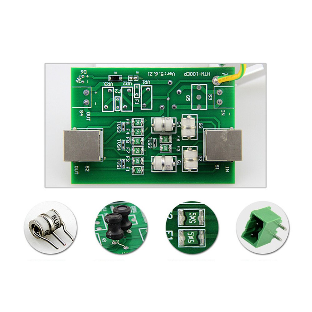 IP Camera Network POE Switch RJ45 & POE Surge Protector,Protection Device, Lightning Arrester,SPD For 1000mbps Ethernet Network