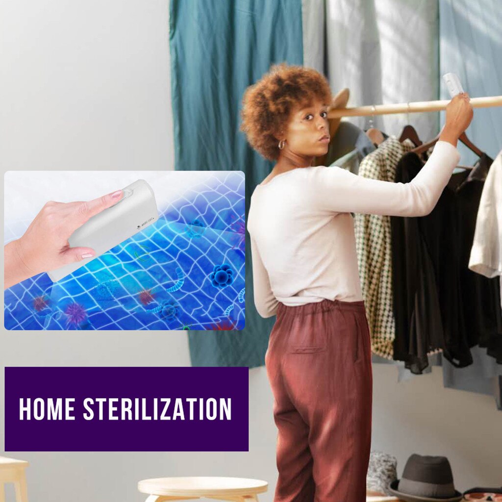 Handheld UVC Lamp 4W UV Sterilizer Disinfection Lamp Newest UV germicidal light Led UVC Light Bulb Travel UV Light#0507g30