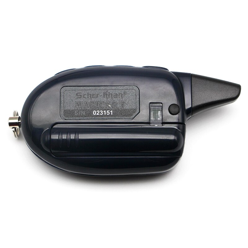 LCD Afstandsbediening Sleutelhanger Voor Russische Two Way Auto Alarm Systeem Scher khan M7 Scher-Khan Magicar 7 Sleutel ketting Fob