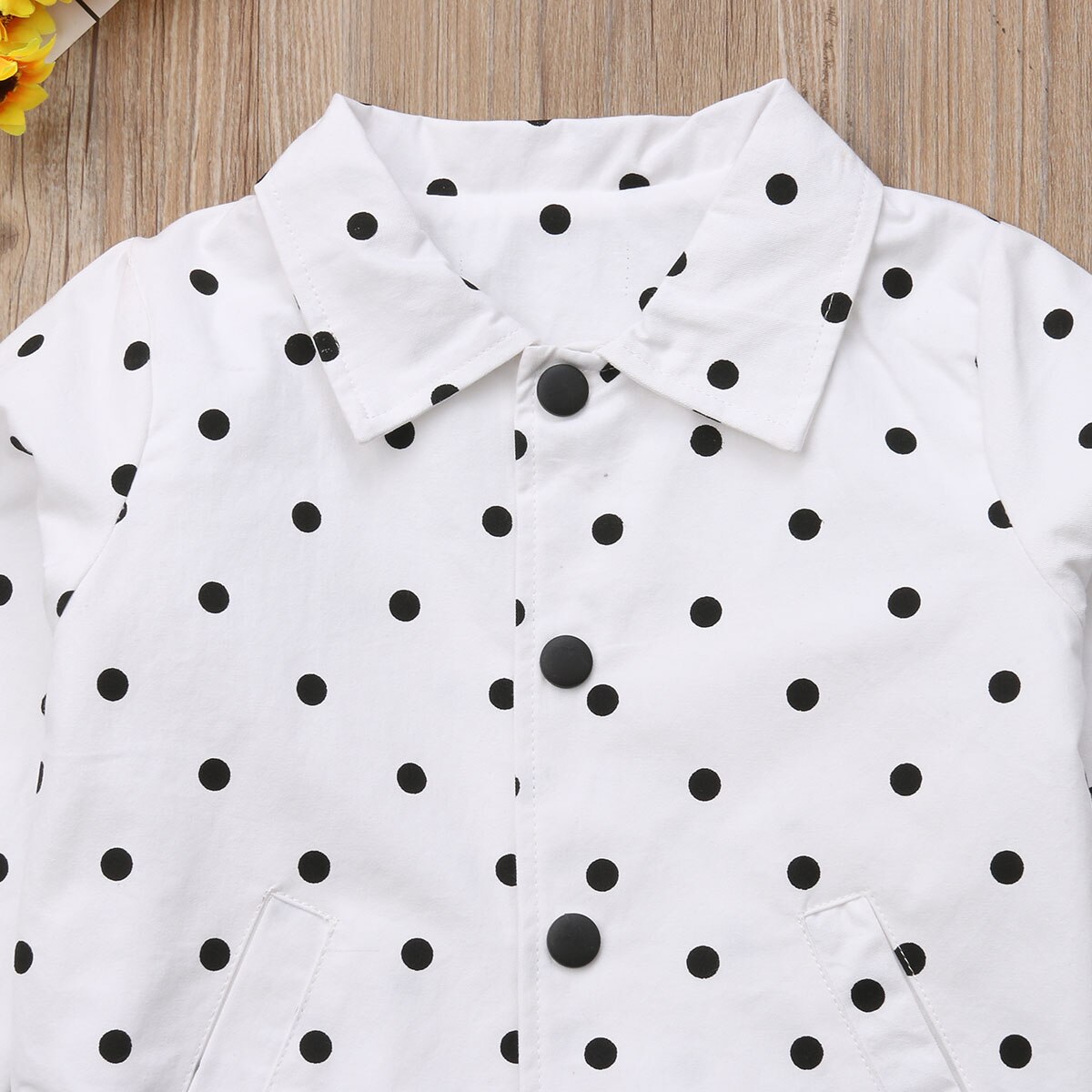 Toddler Kids Baby Girls Boys Polka Dot Rainbow Print Cotton Long Sleeve Tops Outerwear Coat Jacket Clothes