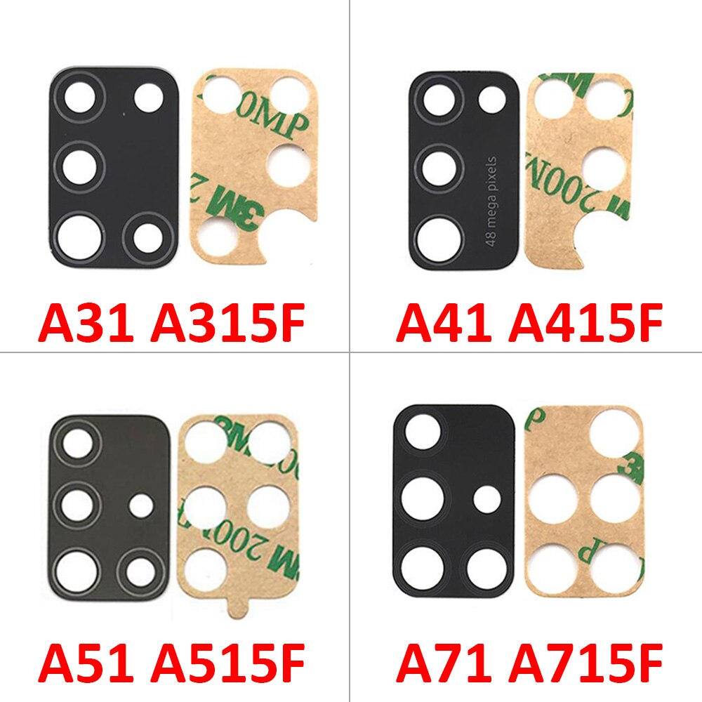 Powrót kamera tylna szklany obiektyw do Samsung M51 A10S A20S A12 A10 A20 A30 A30S A40 A50S A70 A31 A41 A51 A71 M21 M31S + narzędzia do naprawy