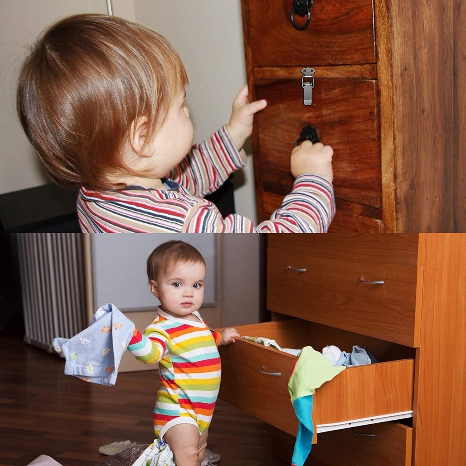 10Pcs Hardware Cabinet Boxes Spring Loaded Toggle Toolbox Cabinet Clamps Box Toggle Latch Clasp Buckle Trunk Latch Catches