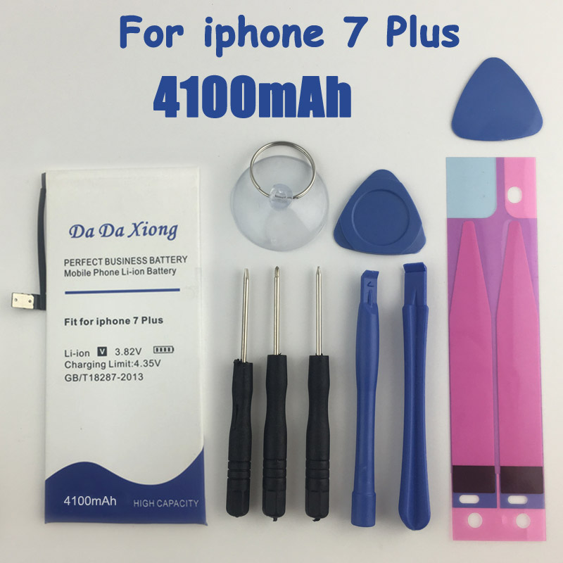 4100mAh Battery high capacity For Apple iPhone 7 Plus for iphone7 Plus battery With Repair Installation Tools as a