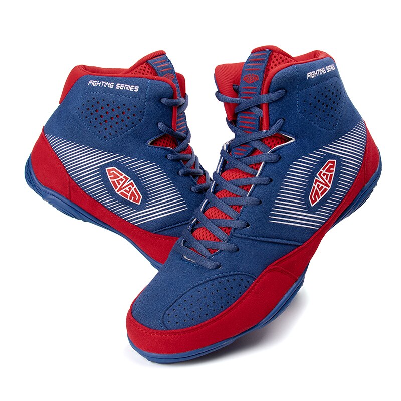 Men Wrestling Shoes Boxing Shoes Outsole Breathable Wrestling Sneakers