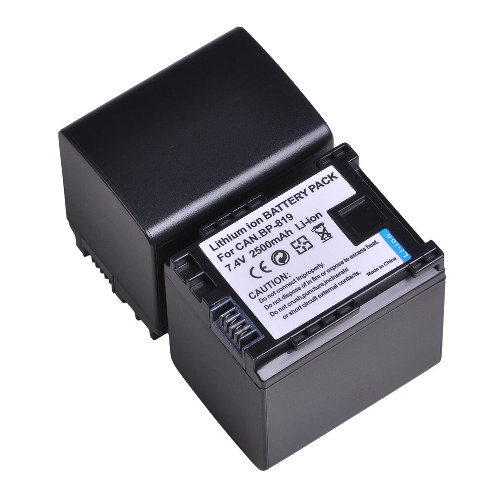2500mAh 7.4V BP-819 BP 819 BP819 Battery for Canon BP-808 809 819 827 HF200 HF20 HG21 HG20 FS200 FS21 HFM41 HFM400 FS300 FS100.
