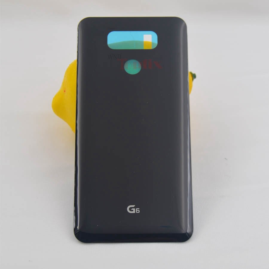 Battery Cover For LG G6 Back Vover Glass H870 H870DS H871 H872 H873 LS993 US997 VS998 Door Case Rear Housing +Repair: Black