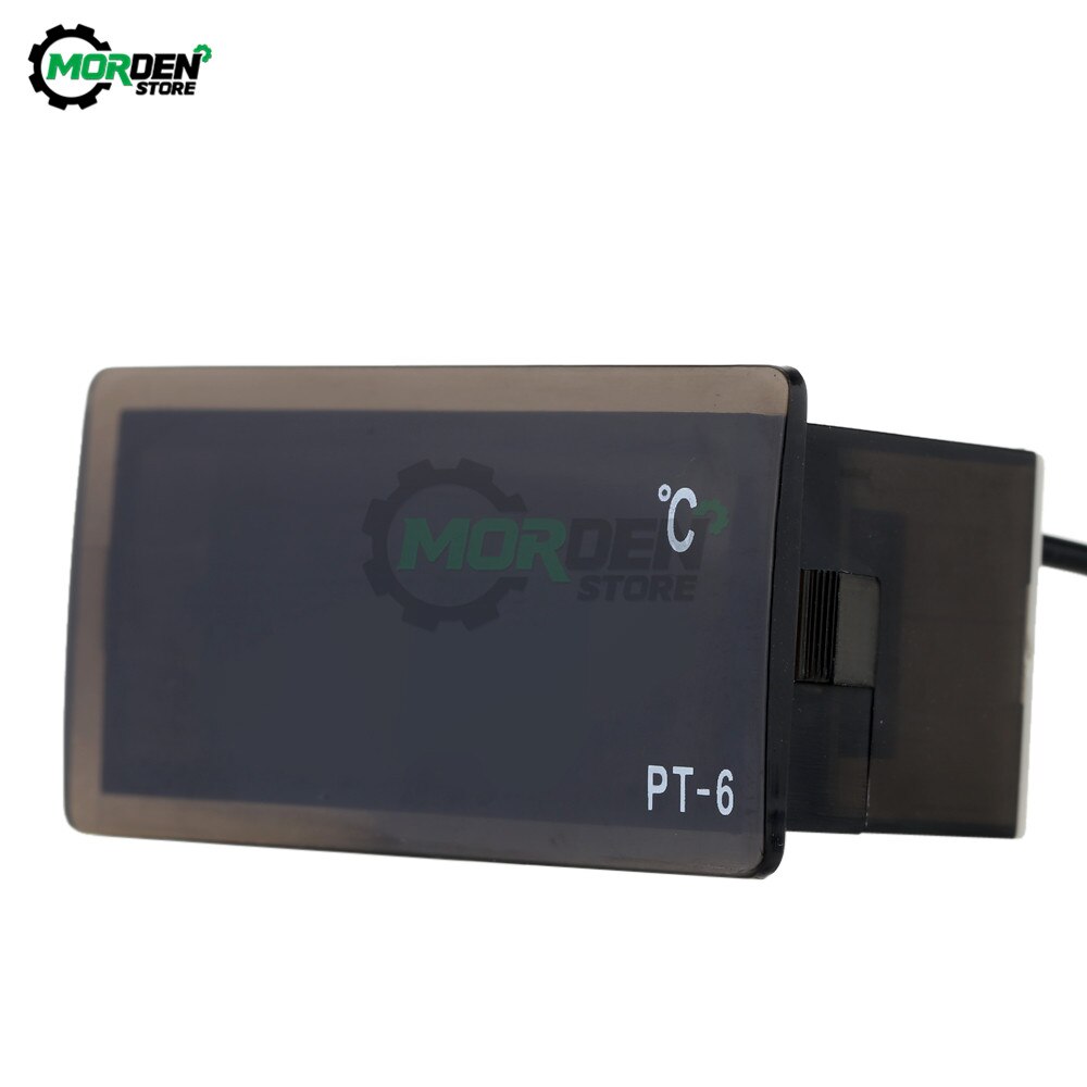 Termómetro Digital para coche PT-6, medidor de temperatura CA 220V, termómetro Digital automotriz con Sensor NTC de 2m-40 ~ 110C