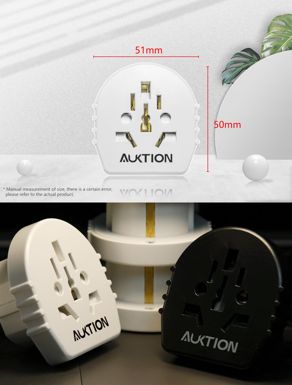 2025 Upgrade Versie Auktion 16A 250 V EU Converter Universele EU Plug AU US UK CN Naar EU Adapter Europese reizen Adapter Socket