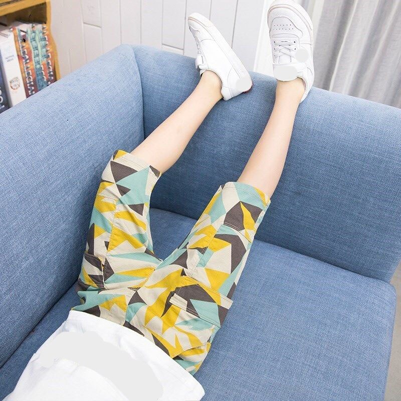 Kinderen Broek Kinderen Zomer Broek Voor Baby Boy Shorts Losse Size110 ~ 160 Jongens Capri Broek Cropped Camouflage Cargo: yellow shorts 1piece / 10