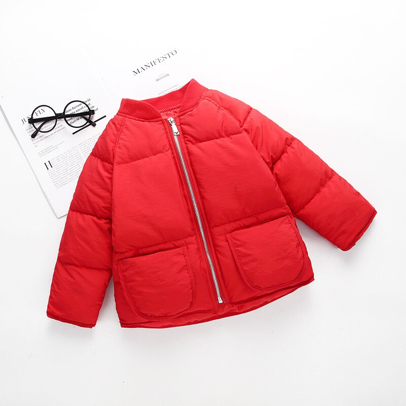 Boys Down Jacket Winter Warm Coat Windproof Zipper Puffer Outerwear for Boys Winter Coat JacketS