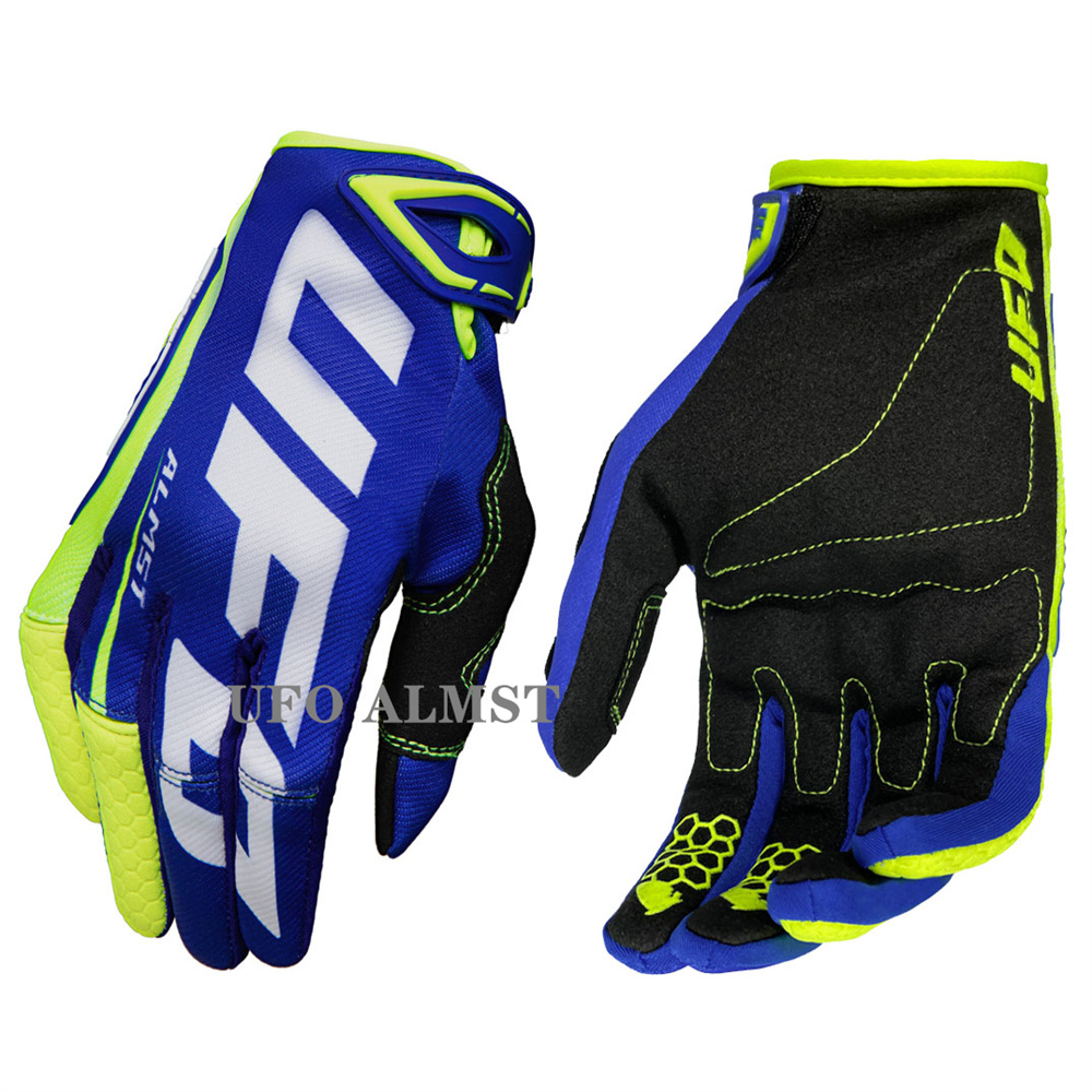 UFO Almst Off-road Motorcycle Gloves Mens Women Mountain Bike Gloves BMX ATV UTV Guantes Soft Breathable Motocross Racing Gloves: Beige / M