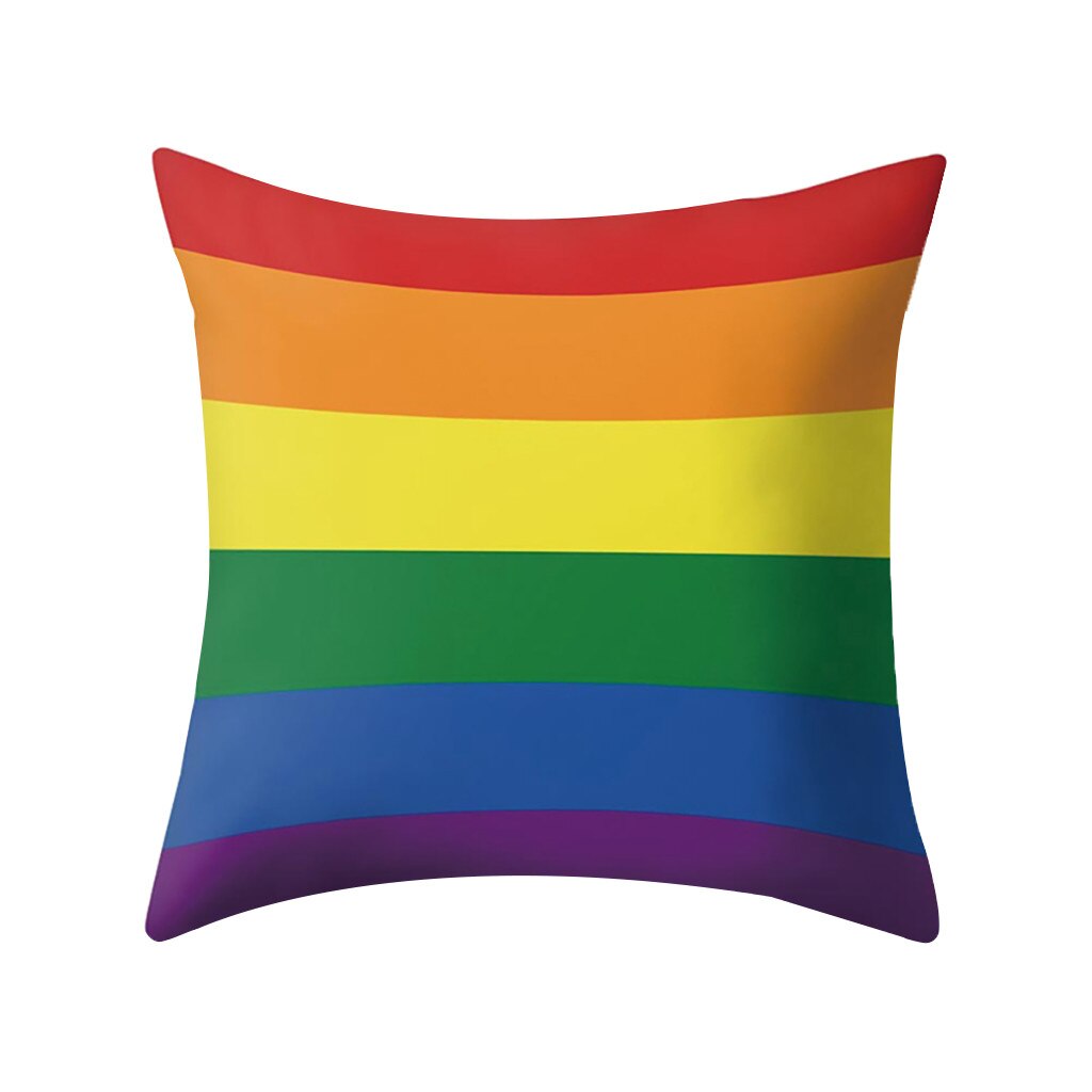 Pasen Pride Regenboog Kamer Kussensloop En Een Sterke Worp Kussensloop Sofa Decoratie Подушка Kussensloop Carhome Decoratie: B