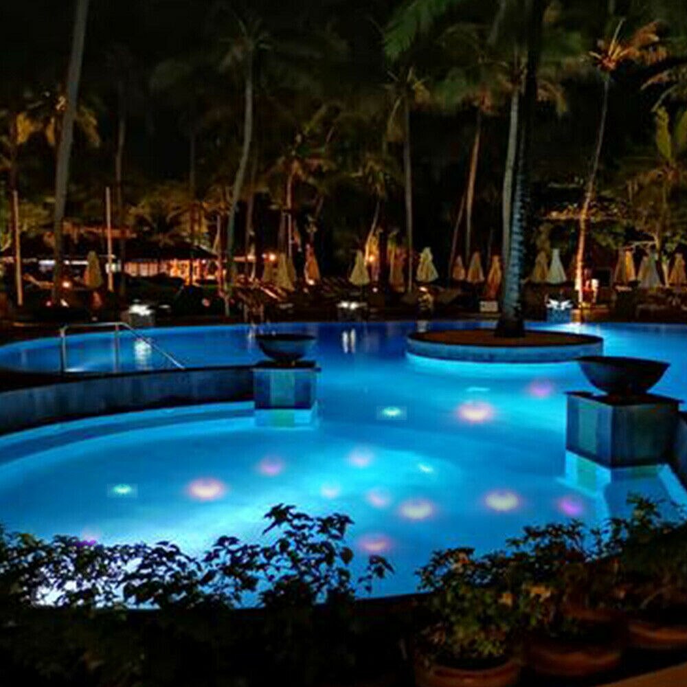 Subaqueous Spring Swimming Pool Multicolor Waterproof Energy Saving Floating Light-Emitting Diode Lamp
