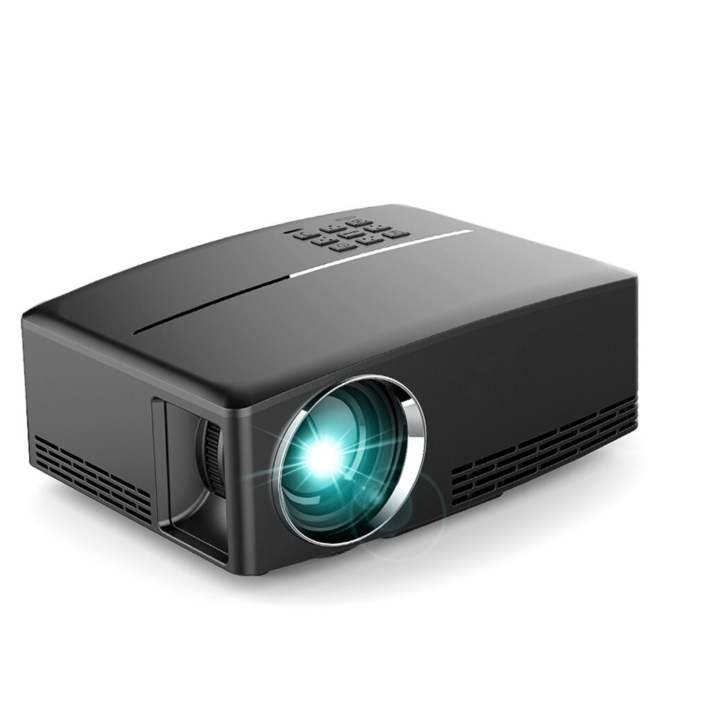 GP80 Mini Portable 1080P Projector LED LCD Projector VGA HDMI Beamer Home Theater 1800 LM Home Movie Theatre USB Plug & Play