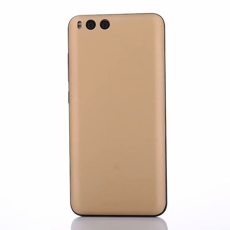 Funda de plástico mate para Xiaomi Mi 6, carcasa trasera para teléfono Mi6 Xiaomi6 pegamento para pegar: Dorado