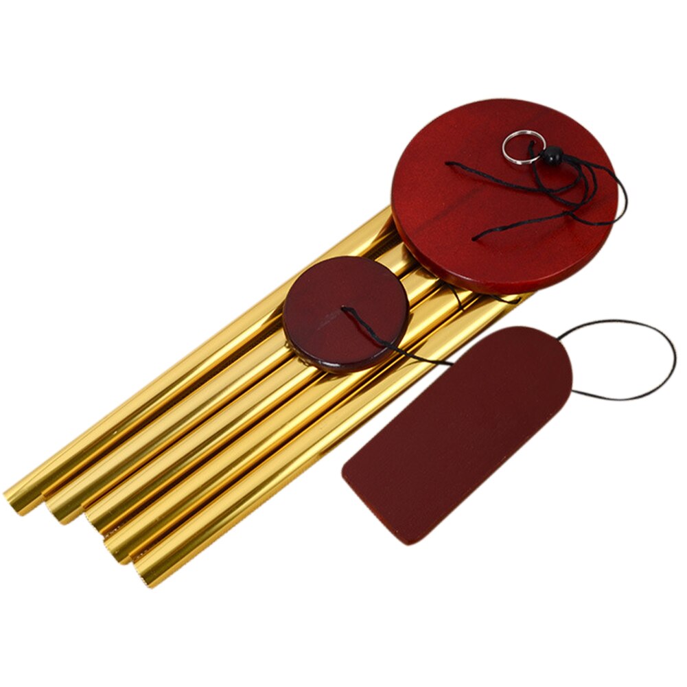 Wood Wind Chimes For Outside Memorial Durable Hook Hanging Deep Tone Patio Yard Home Living Room Balcony Garden