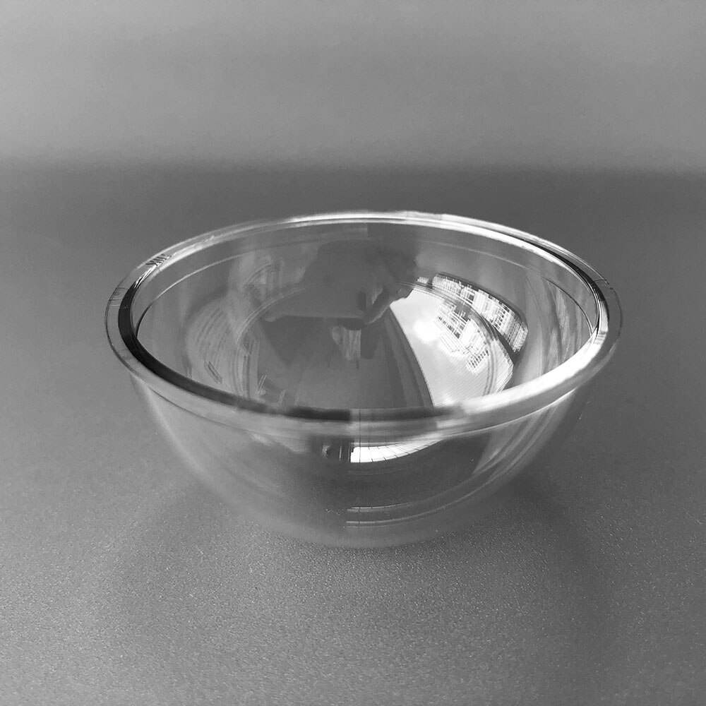 2inch Acrylic PC Optical Ball Camera Transparent Lens Cap Waterproof Dome Cover Clear CCTV Security Camera Housing 51.4x26.57mm