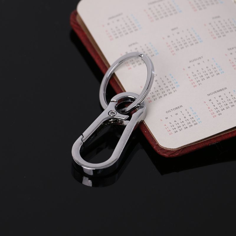 Carabiner Stainless Steel Gourd Buckle Carabiner Keychain Waist Belt Clip Anti-lost Buckle Hanging Keyriing Key Rings