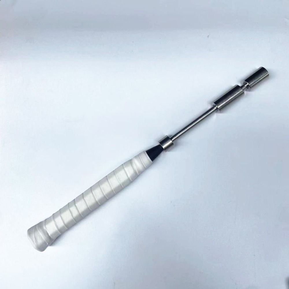 Adjustable Weight Racket Swing Trainer Stainless Steel Removable Badminton Training Stick Force Stick Swing Pole