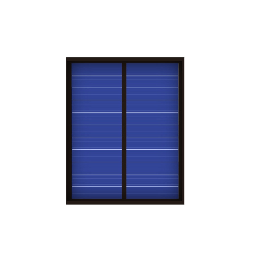 Mini solcelle legetøj 5.5v 100ma 0.55 watt solpanel standard epoxy polykrystallinsk silicium gør-det-selv batteri opladningsmodul
