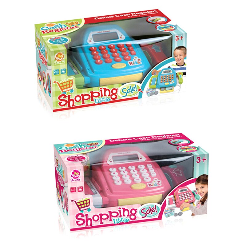 Simulation Supermarkt Mini Kassen Spielzeug Kasse Rolle Mädchen Spiele Kassierer vorgeben Spielen Haus Spielzeug Für freundlicher