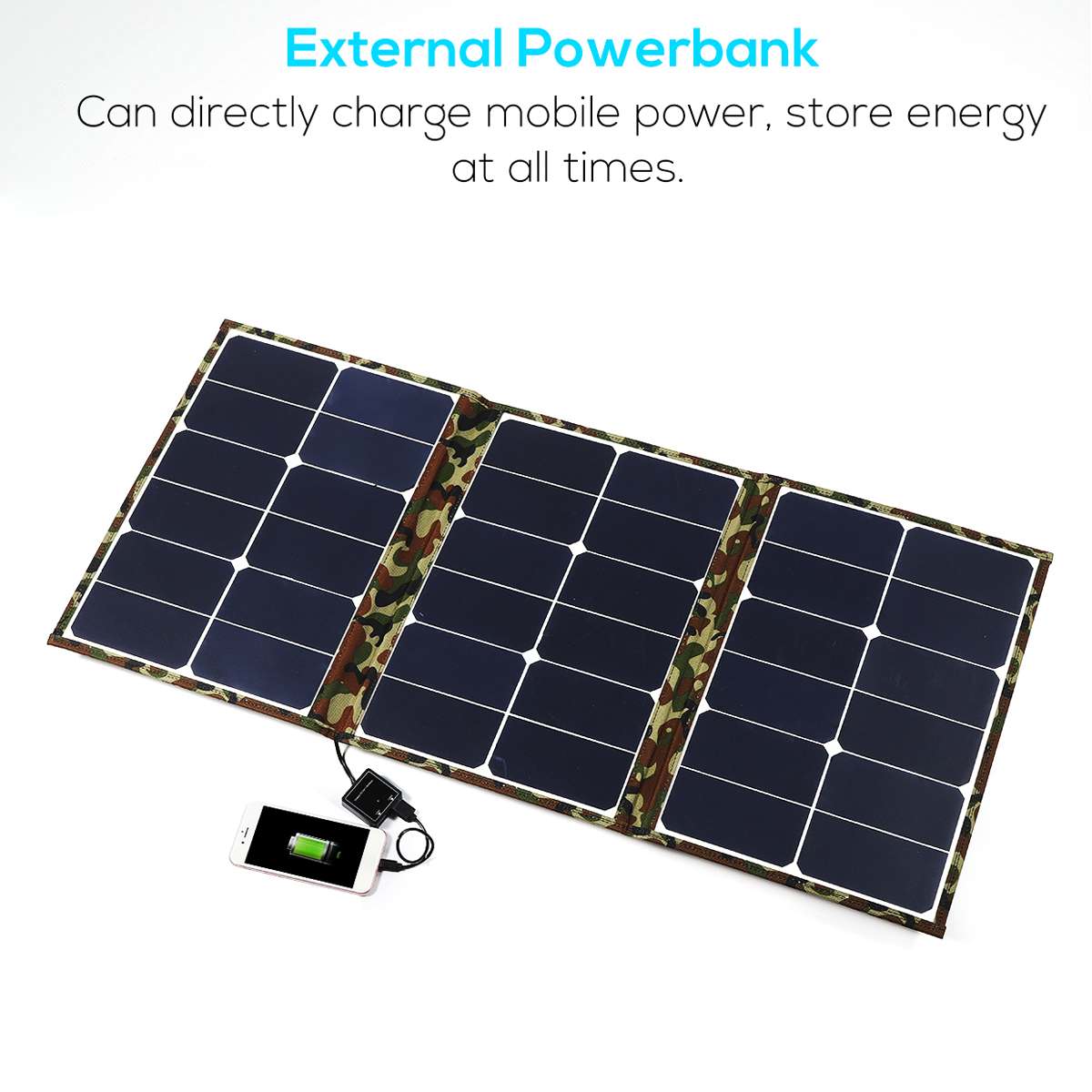 USB Port 30W Foldable Solar Panel Charger Portable Solar Power Bank Backpack Camping Hiking Solar Panel Kit for phone