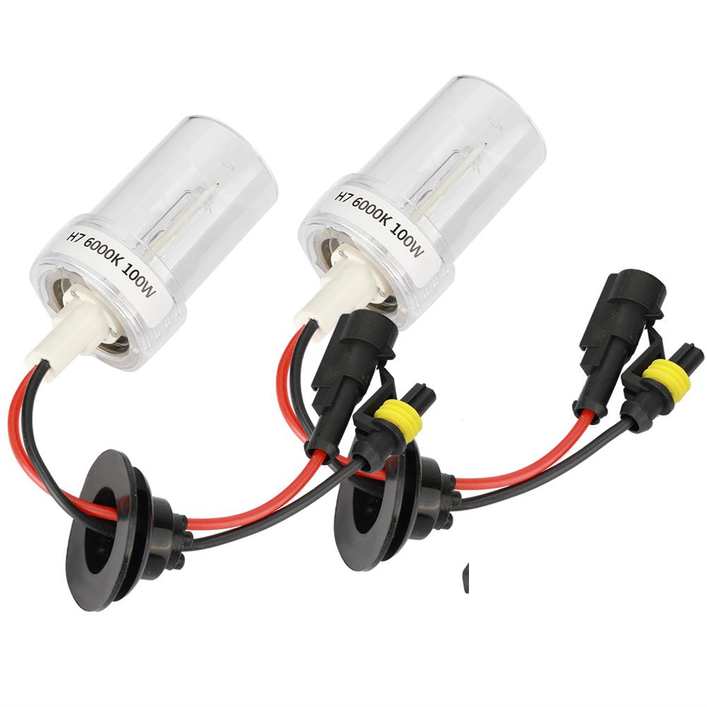 Lampe de remplacement haute luminosité 100W H7 6000K | Accessoires de voiture, 2 pièces