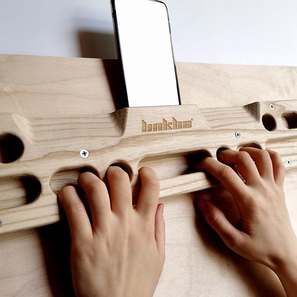 Wooden Fingerboard Climbing Indoor Outdoor Rock Climbing Grips Strength Sport Tools Finger And Grip Strength Training Hangboard