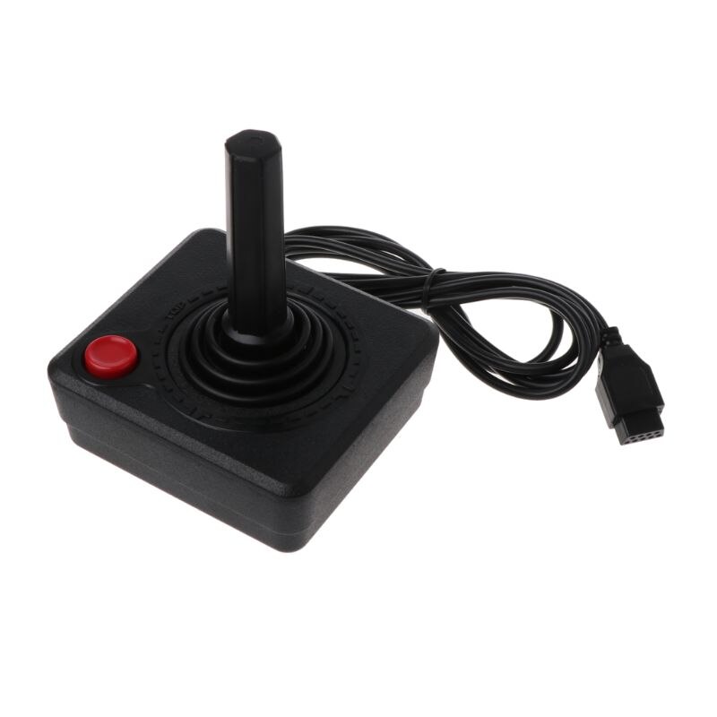 Retro Classic Controller Gamepad Joystick For Atari 2600 Game Rocker With 4-Way Lever And Single Action Button