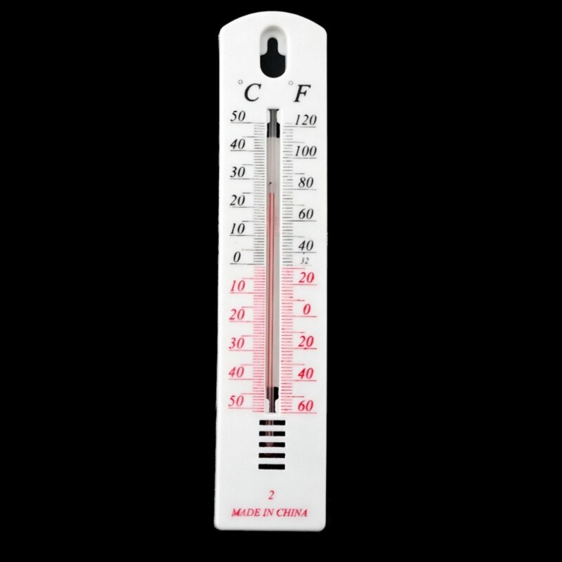 Home Wall Hanging Thermometer Celsius Fahrenheit Display Indoor Outdoor Greenhouse Temperature Monitor Gauge Household