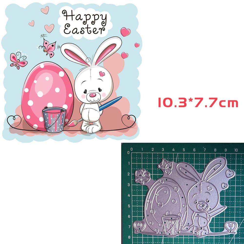 Easter Day flowers eggs craft dies metal cut card making dies cuts paper for DIY scrapbooking tools: 459